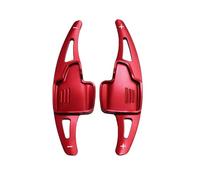 Dnhqknoaf Levas Cambio Extensión Para Ford Para Puma Para Ecosport Para Focus Para Titanio Para ST Para Wagon Para Kuga Para EcoBoost Paletas Cambio Marchas Rueda Coche(Red)
