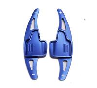 Dnhqknoaf Levas Cambio Extensión Para Ford Para Puma Para Ecosport Para Focus Para Titanio Para ST Para Wagon Para Kuga Para EcoBoost Paletas Cambio Marchas Rueda Coche(Azul)