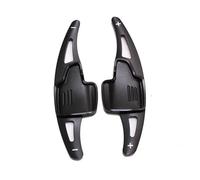 Dnhqknoaf Levas Cambio Extensión Para Ford Para Puma Para Ecosport Para Focus Para Titanio Para ST Para Wagon Para Kuga Para EcoBoost Paletas Cambio Marchas Rueda Coche(Negro)