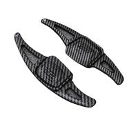 Dnhqknoaf Levas Cambio Extensión Para VW Para Tiguan Para MK2 Para Golf7.5 Para Alltrack Paletas De Cambio Marchas Para Volante Coche(Carbon Fiber Black)