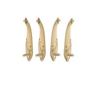 Dnhqknoaf Manijas interiores para coche Para BMW 3 4 Series Para M3 Para M4 F30 F31 F34 F36 F32 F33 F80 F82 F83 318 320 Cubierta Manija Puerta Interior Set Molduras(GT Beige 1 Se)
