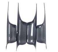 Dnhqknoaf Manijas interiores para coche Para BMW F01 7 Series 730 750 2008-2015 Manija Panel De Puerta Interior De Fibra De Carbono Delantera Trasera Izquierda Derecha