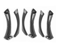 Dnhqknoaf Manijas interiores para coche Para BMW Serie 3 2005-2012 E90 E91 E92 316 318 320 325 328 330 6 Piezas LHD RHD Reemplazo Manija Interior Puerta(RHD Carbon)