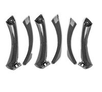 Dnhqknoaf Manijas interiores para coche Para BMW Serie 3 2005-2012 E90 E91 E92 316 318 320 325 328 330 6 Piezas LHD RHD Reemplazo Manija Interior Puerta(LHD Carbon)