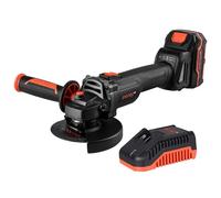 DNIPRO-M Amoladora Bateria DGA-201BC Ultra 20V Brushless 125mm con Batería Recargable 4Ah, Cargador Rapido, Mini Amoladora Angular Inalámbrica, Radial Pequeña Kit Herramientas Eléctricas Profesionales
