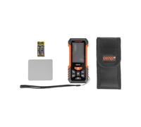 Dnipro-M Medidor Láser Digital 100 m con Ángulo 0-90°, Telémetro Precisión ±1,5 mm, Medición Área y Volumen, Función Pitágoras, Pantalla Retroiluminada, IP54. 100TF