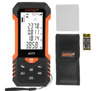 Dnipro-M Medidor Láser Digital 60m con Ángulo 0-90°, Telémetro Precisión ±1,5 mm, Medición Área y Volumen, Función Pitágoras, Pantalla Retroiluminada, IP54.60TF