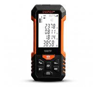Dnipro-M Medidor Telémetro Láser Digital 100m - Distancia, Área, Volumen y Pitágoras, Ángulo Digital 0-90°, Memoria 20 Mediciones, Precisión ±1,5mm, Pantalla LCD, IP54, Profesional - 100TF