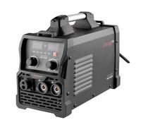 Dnipro-M Soldadora Semiautomática 4000W-140A-230V. MIG/MMA/TIG Lift, Alambre 0.6-0.8 mm, Flux/Gas, Hot Start, Anti-Stick, Compacta y Portátil 4.7 kg. MG-14DX