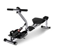 Dnkelar - Hidráulica - Remo doméstico Resistencia Ajustable (12 Niveles de Resistencia) Pantalla LCD silenciosa Pedales Antideslizantes Almacenamiento Vertical para Ahorrar Espacio