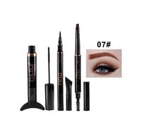 DNM 3PCS Eye Set 7Colors Long Lasting Waterproof Eyeliner Mascara Eyebrow Pencil Set Makeup Kit Fashion Cosmetics Beauty Tools