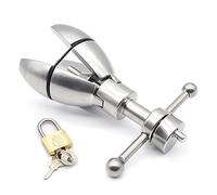 dnofowl SM tapón anal de acero inoxidable tapón anal expansor anal dilatador expansor vaginal dilatación anal juguetes anales espéculo conjunto de tapones anales BDSM juguetes sexuales for parejas hom