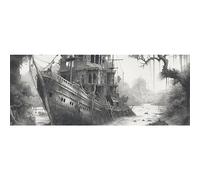 DNOVING 2 rollos de papel de regalo de cumpleaños con diseño de naufragio en una isla desierta - Papel de regalo de 58 x 23 pulgadas para cumpleaños de niños GWP-921020607