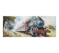 DNOVING 2 rollos de papel de regalo de cumpleaños con diseño de tren viajando a lo largo de las pistas - Papel de regalo de 58 x 23 pulgadas para cumpleaños de niños y amigos GWP-72585358