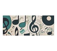 DNOVING 2 rollos de papel de regalo de cumpleaños con elementos musicales - 58 x 23 pulgadas papel de regalo para niños y niñas, cumpleaños y baby shower GWP-181744771