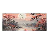 DNOVING 2 rollos de papel de regalo de cumpleaños con puesta de sol sobre el río, 58 x 23 pulgadas, papel de regalo para cumpleaños y Navidad de niños GWP-540904689