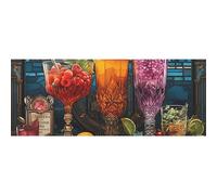 DNOVING 2 rollos de papel de regalo de cumpleaños con recetas de cóctel, 58 x 23 pulgadas, papel de regalo para cumpleaños de niños