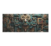 DNOVING 2 rollos de papel de regalo de cumpleaños de civilización maya, 58 x 23 pulgadas, papel de regalo para niños y niñas, cumpleaños y Navidad GWP-13277057