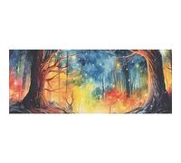 DNOVING 2 rollos de papel de regalo de cumpleaños de cuento de hadas bosque y auroras boreales - 58 x 23 pulgadas papel de regalo para cumpleaños de niños GWP-118215834