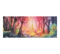 DNOVING 2 rollos de papel de regalo de cumpleaños de cuento de hadas bosque y auroras boreales - 58 x 23 pulgadas papel de regalo para cumpleaños de niños y bodas GWP-908463738
