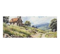 DNOVING 2 rollos de papel de regalo de cumpleaños de iglesia rural - 58 x 23 pulgadas para niños y niñas, cumpleaños y baby shower GWP-240753791