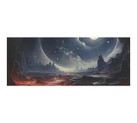 DNOVING 2 rollos de papel de regalo de cumpleaños de la Vía Láctea - Papel de regalo de 58 x 23 pulgadas para cumpleaños de niños y baby shower GWP-853755906