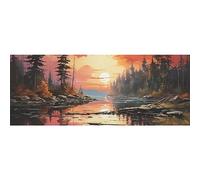 DNOVING 2 rollos de papel de regalo de cumpleaños de lago pacífico, 58 x 23 pulgadas, papel de regalo para niños y niñas, cumpleaños y Navidad GWP-381985395