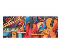 DNOVING 2 rollos de papel de regalo de cumpleaños de notas e instrumentos musicales, 58 x 23 pulgadas, para cumpleaños de niños, GWP-4010836
