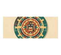 DNOVING 2 rollos de papel de regalo de cumpleaños de piedra de calendario azteca, 58 x 23 pulgadas, papel de regalo para cumpleaños de niños y niñas GWP-00919146