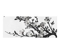 DNOVING 2 rollos de papel de regalo de cumpleaños de ramas de sakura en blanco y negro, 58 x 23 pulgadas, papel de regalo para cumpleaños de niños y baby shower GWP-406286191