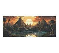 DNOVING 2 rollos de papel de regalo de cumpleaños de templo maya y pirámide - 58 x 23 pulgadas para cumpleaños de niños GWP-412631026