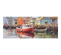 DNOVING 2 rollos de papel de regalo de cumpleaños Harbor at High Tide, 58 x 23 pulgadas, para cumpleaños de niños, GWP-479278179