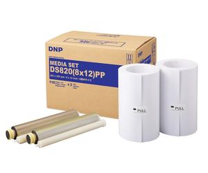 DNP DS820 8x12 PP Pure Premium - Papel y cinta para 220 impresiones 20x30