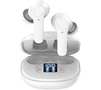 DNSEA auriculares inalámbricos para iPhone 16e/16/16 Pro/16 Pro Max/16 Plus, Bluetooth 5.3, IPX6 in-ear USB-C Charge Smart Touch 35H Playtime Deep Bass