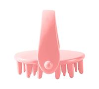 Dnw280 - Cepillo de champú para cuero cabelludo, masajeador de pelo con cerdas de silicona largas y flexibles