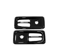 DNZOGW Cubierta faros antiniebla Para Jetour Para T1 Para Jaecoo 5 J5 2025 Cubierta De Luz Antiniebla Trasera Coche Marco Faro Delantero Parachoques(Glossy Black Style A)