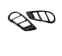 DNZOGW Cubierta faros antiniebla Parachoques Delantero Marco De Luz Antiniebla Para Clase C W205 C180 C200 C260 2015 2016 2017 2018 2019(Glossy Black)