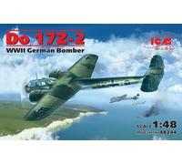 Do 17z-2, WWII German Bomber (100% New Moldes) 1:48 Plástico Modelo Kit Icm