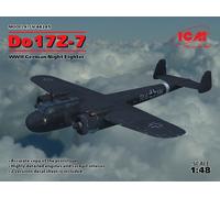 Do 17z-7, WWII German Night Blue Fighter 1:48 Plástico Modelo Kit Icm