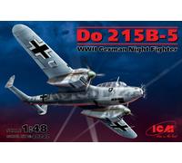 Do 215 B-5, WWII German Night Blue Fighter 1:48 Plástico Modelo Kit Icm