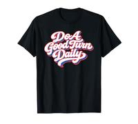 Do A Good Turn Daily Scouts BSA Slogan Retro Typography Camiseta