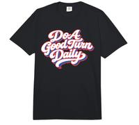 Do A Good Turn Daily Scouts BSA Slogan Retro Typography Comfort Colors Adult Heavyweight T-Shirt