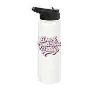 Do A Good Turn Daily Scouts BSA Slogan Retro Typography Stainless Steel Insulated Water Bottle
