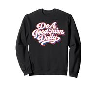 Do A Good Turn Daily Scouts BSA Slogan Retro Typography Sudadera