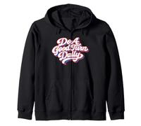 Do A Good Turn Daily Scouts BSA Slogan Retro Typography Sudadera con Capucha