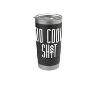 DO COOL SH-T Aventura Novio Flecha Árbol Meme Vaso térmico de acero inoxidable de doble pared