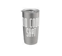 DO COOL SH-T Aventura Novio Flecha Árbol Meme Vaso térmico de acero inoxidable de doble pared