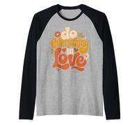 Do Everything In Love 1 Corintios 16:14 Versículo bíblico de fe Camiseta Manga Raglan