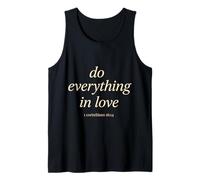 Do Everything In Love 1 Corintios 16:14 Versículo bíblico de fe Camiseta sin Mangas