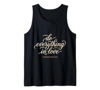 Do Everything In Love 1 Corintios 16:14 Versículo bíblico de fe Camiseta sin Mangas